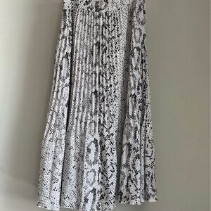 J. Crew Black and White Maxi Skirt